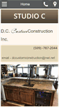 Mobile Screenshot of dccustomconstruction.net