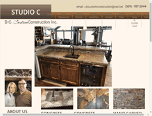 Tablet Screenshot of dccustomconstruction.net